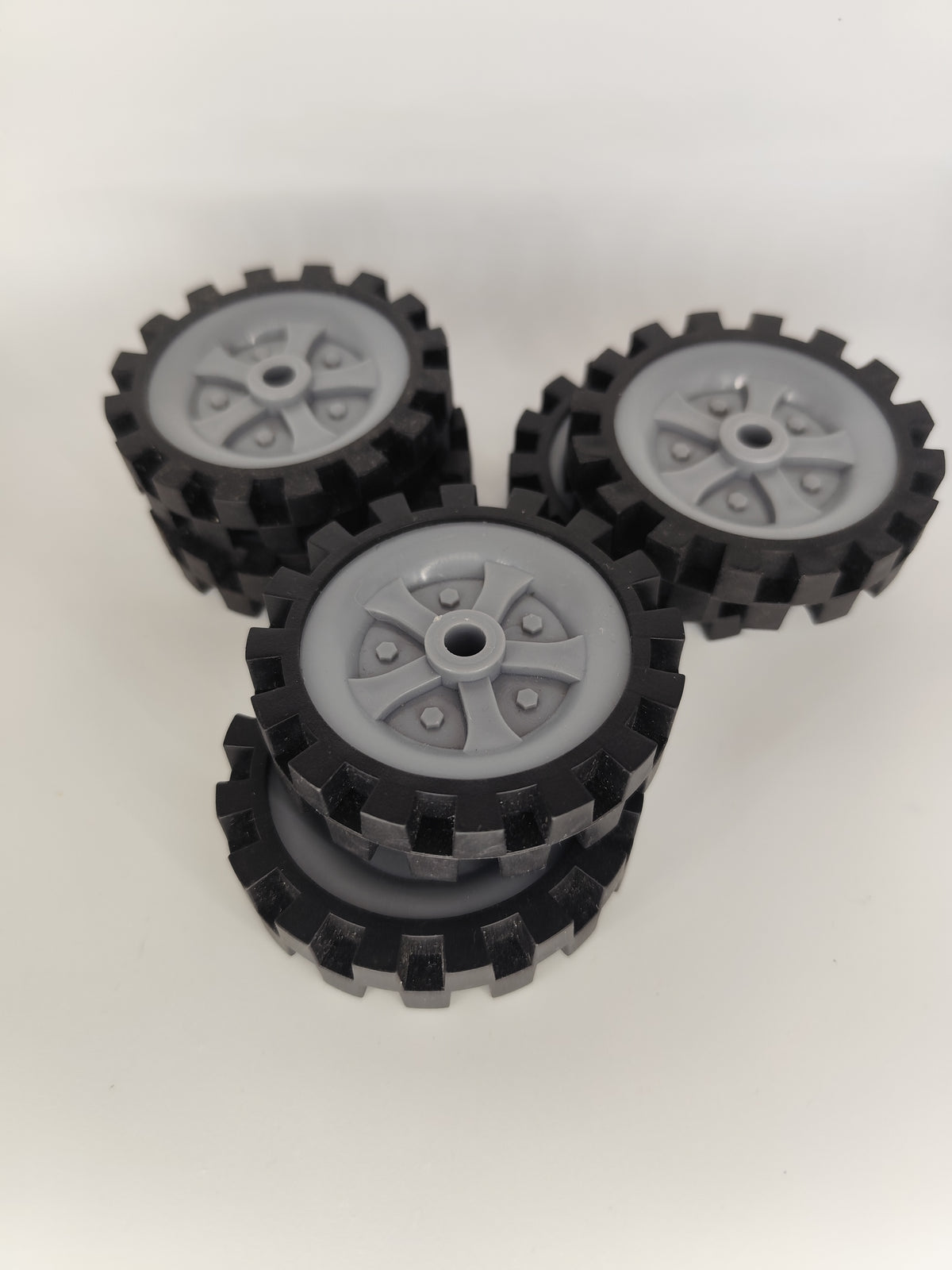 K'NEX Wheels Bulk Set - 20 Pieces: 6 Large, 6 Medium, 8 Small - Replacement Parts