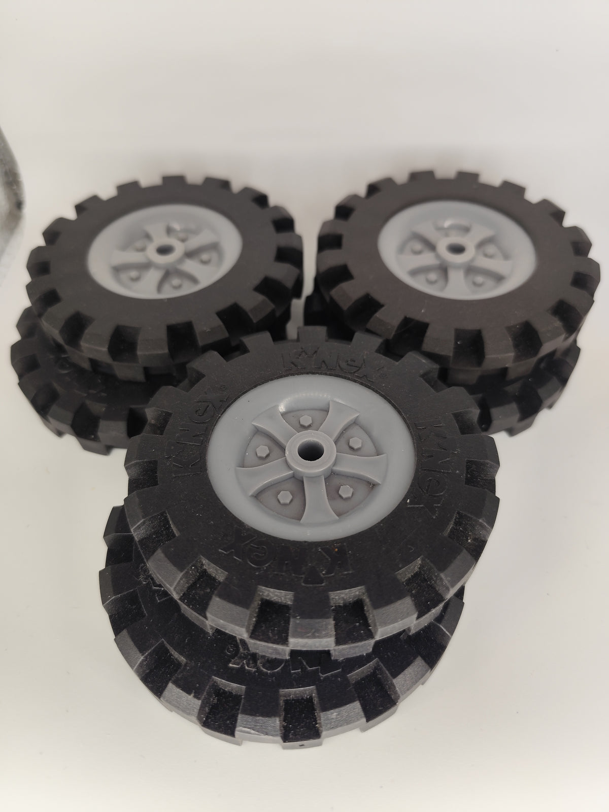 K'NEX Wheels Bulk Set - 20 Pieces: 6 Large, 6 Medium, 8 Small - Replacement Parts