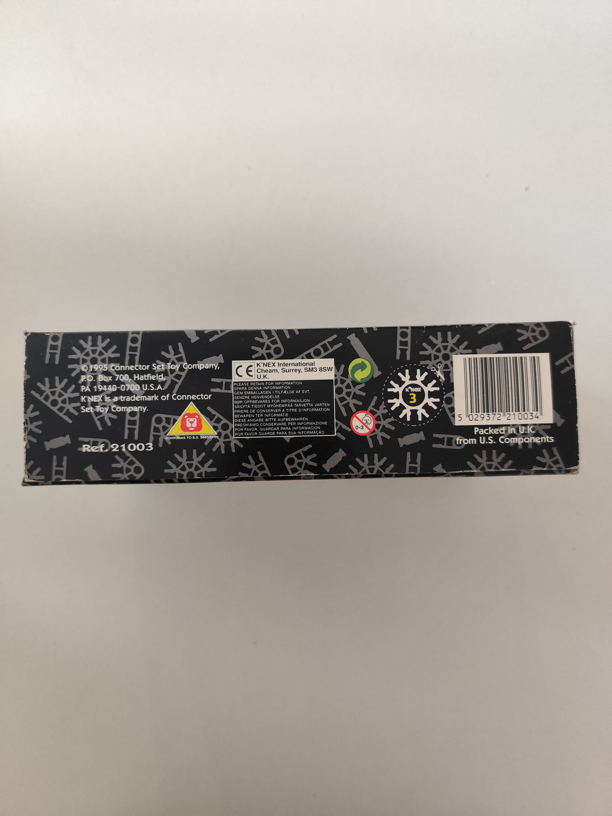 K'nex sealed motorcycle #21003 in good condition